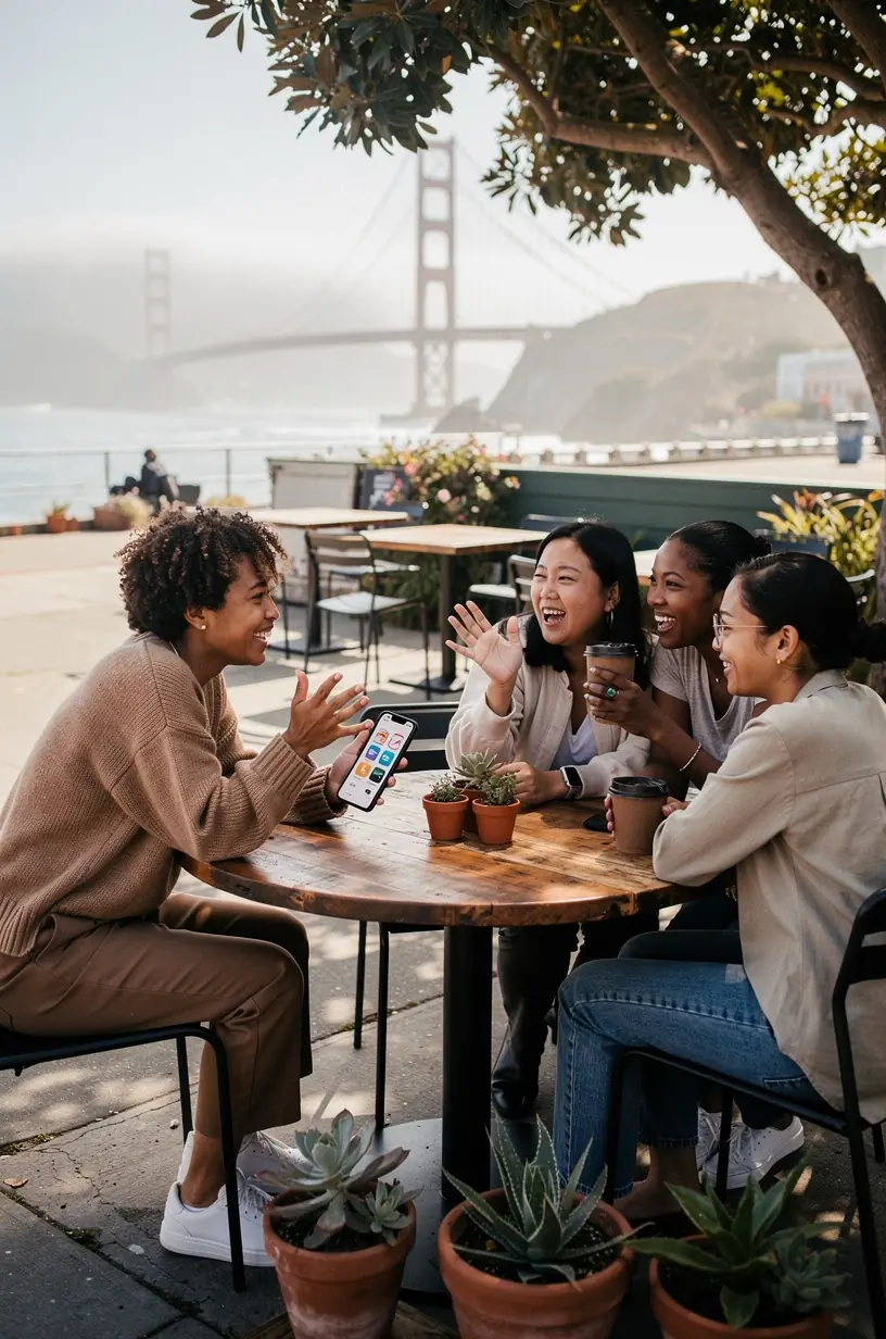 Person organizing a clean digital workspace on a laptop with minimal open applications.